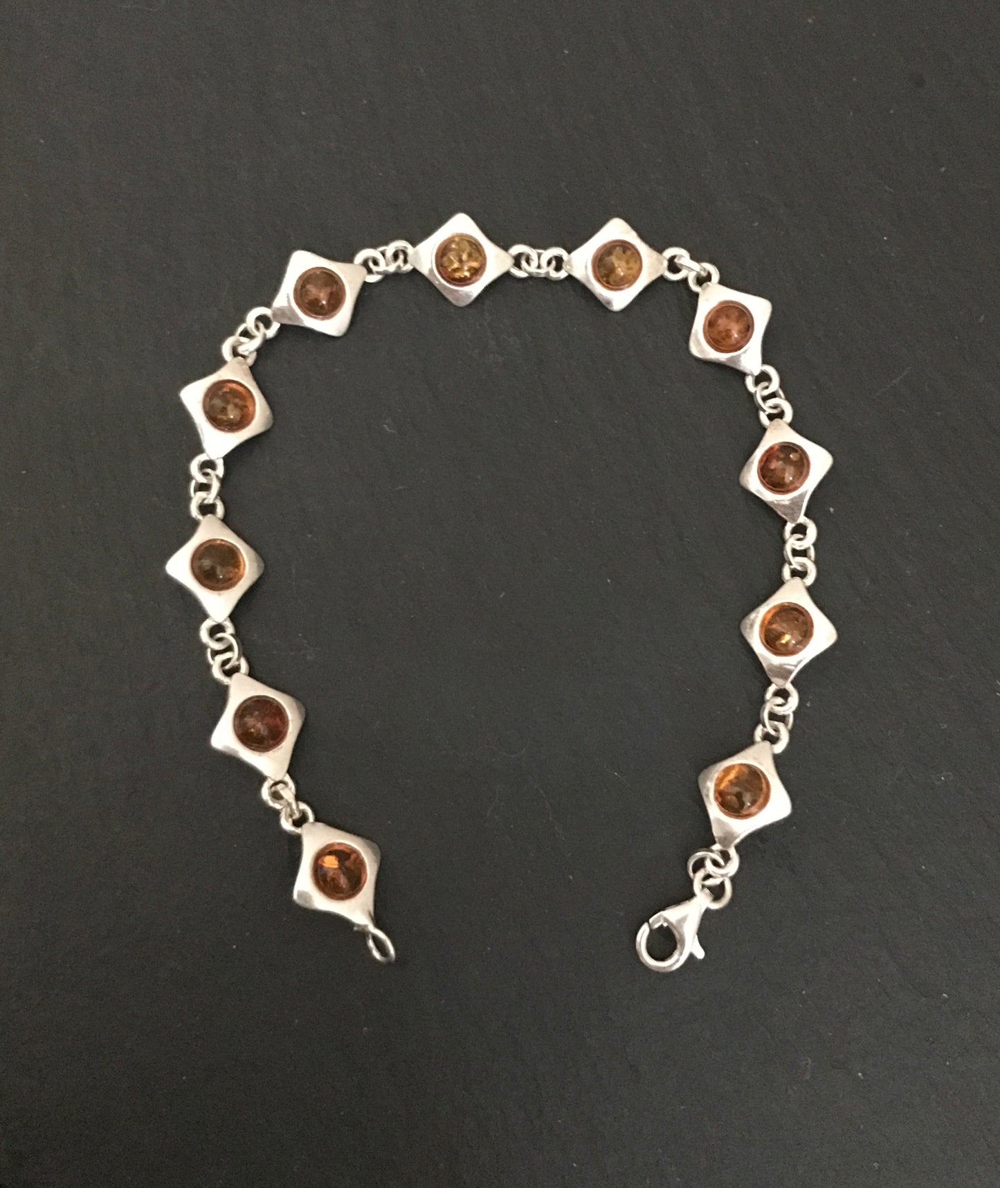 Amber and Silver Bracelet image 0