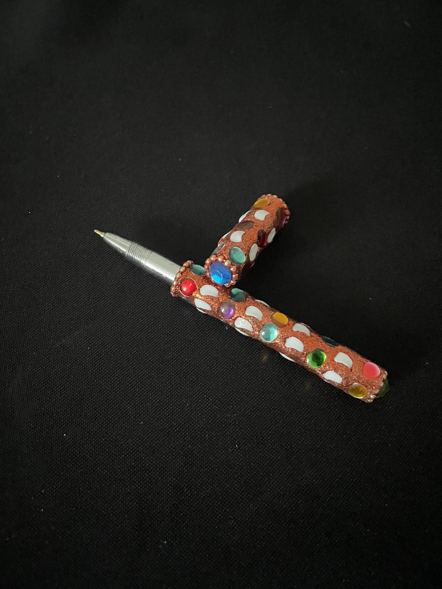 Orange Mix Glitter Pen image 1