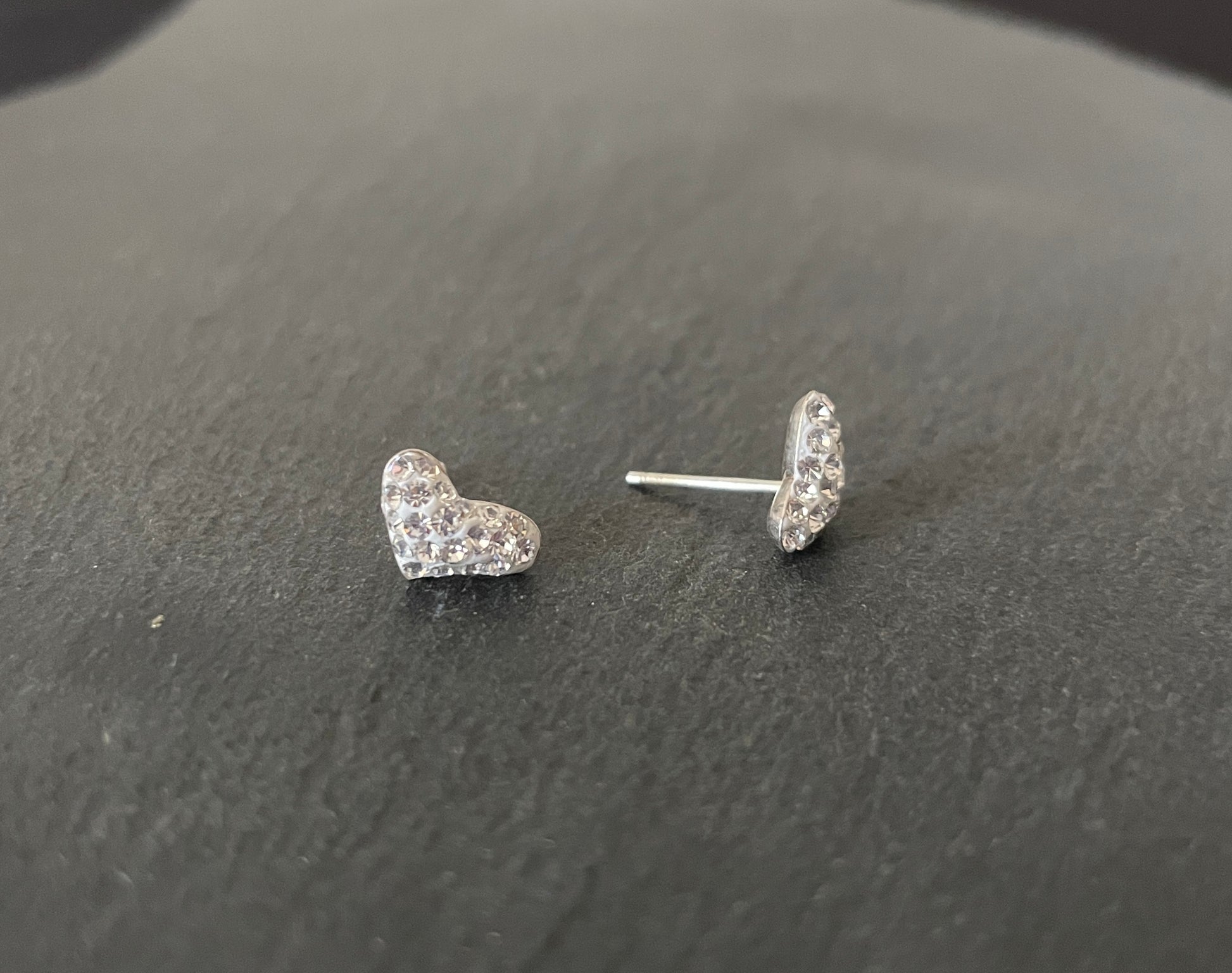 Cubic Zirconia Heart Stud Earrings image 5