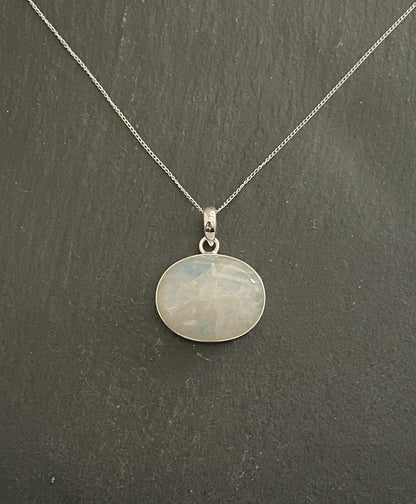 Oval Moonstone Pendant image 0