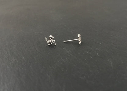 Silver Horse Stud Earrings image 1