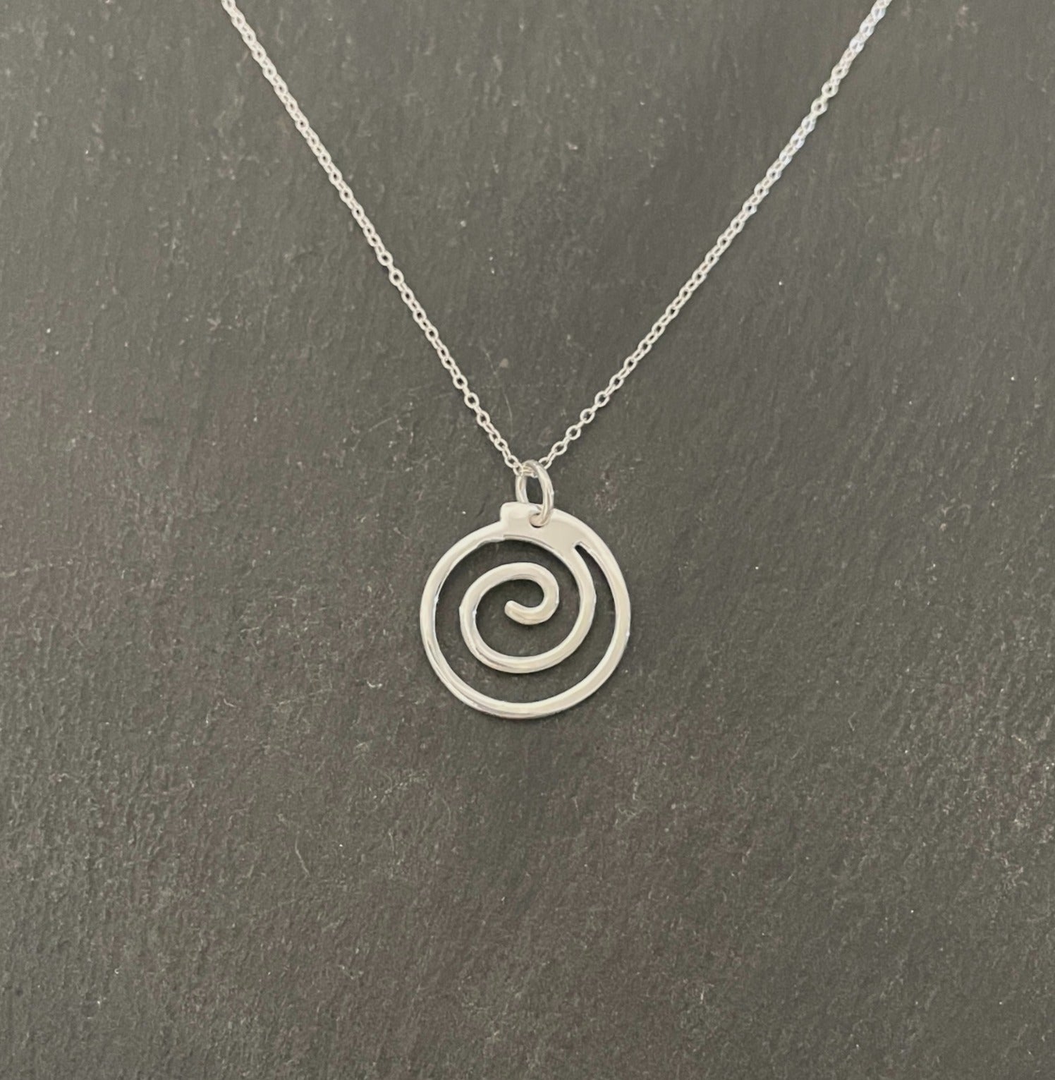 Silver Spiral Pendant image 0