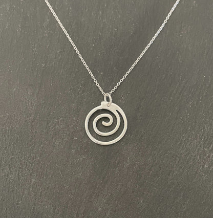 Silver Spiral Pendant image 0