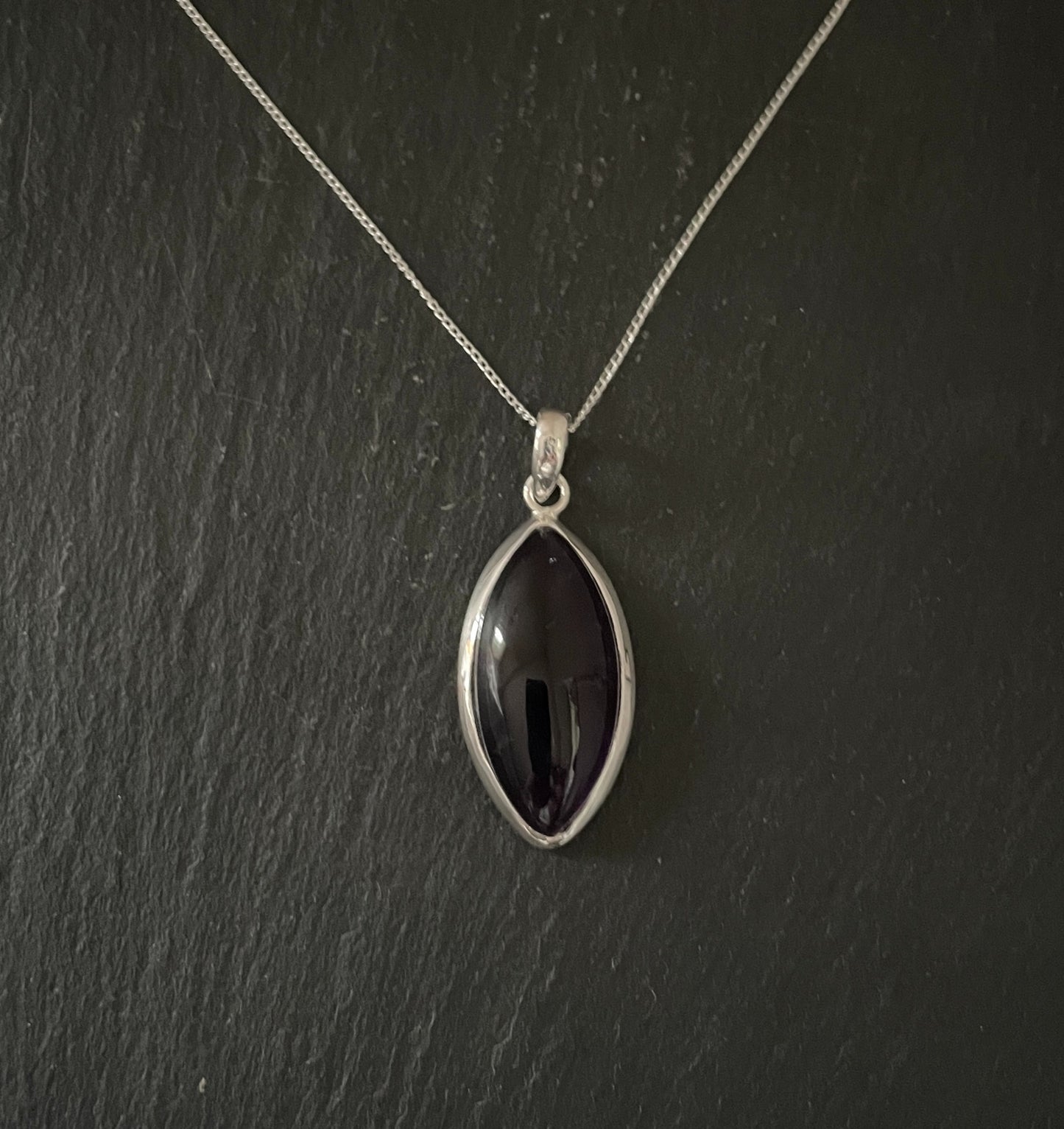 Amethyst and Silver Pendant image 0