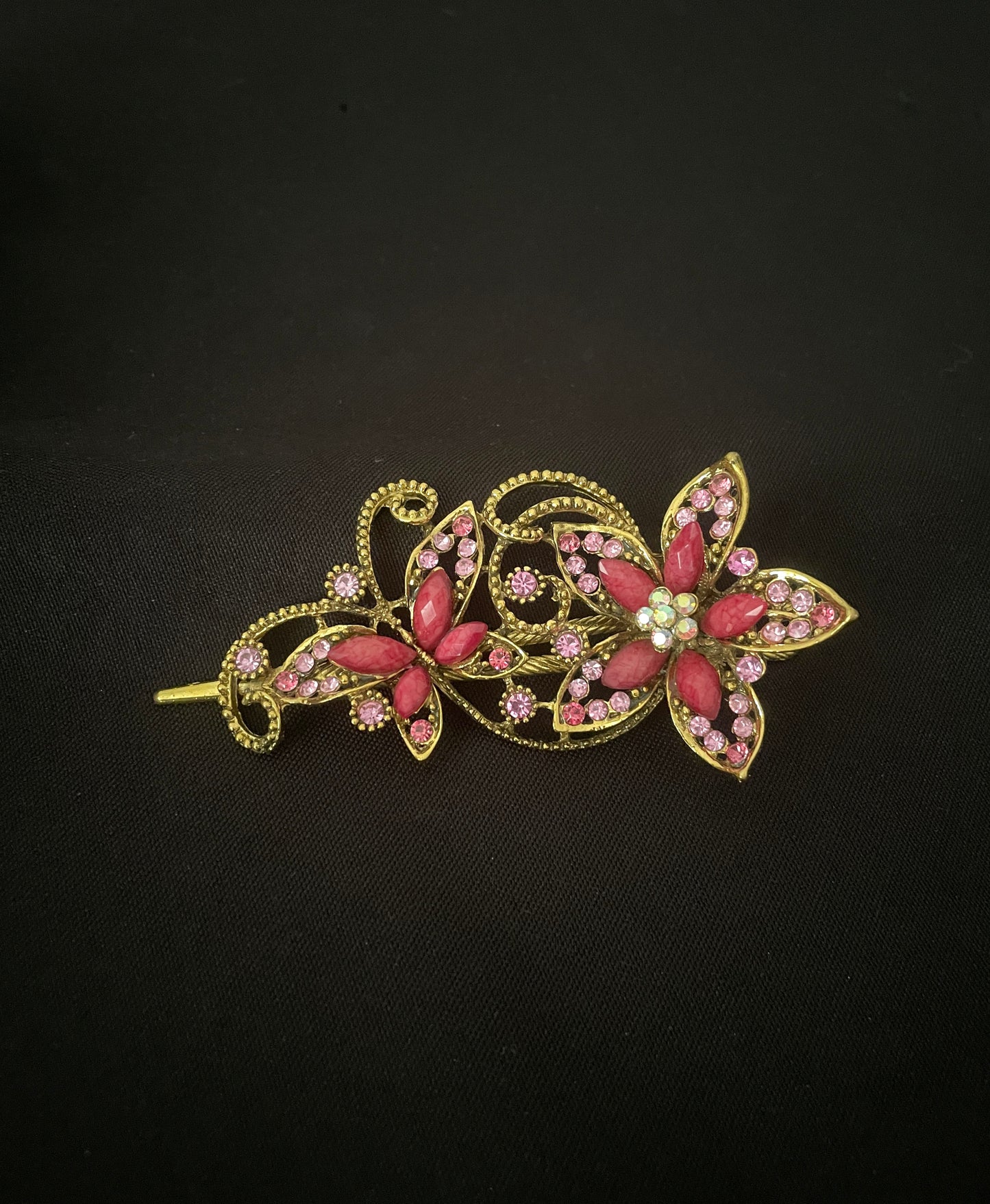 Flower and Butterfly Hair Clip image 2