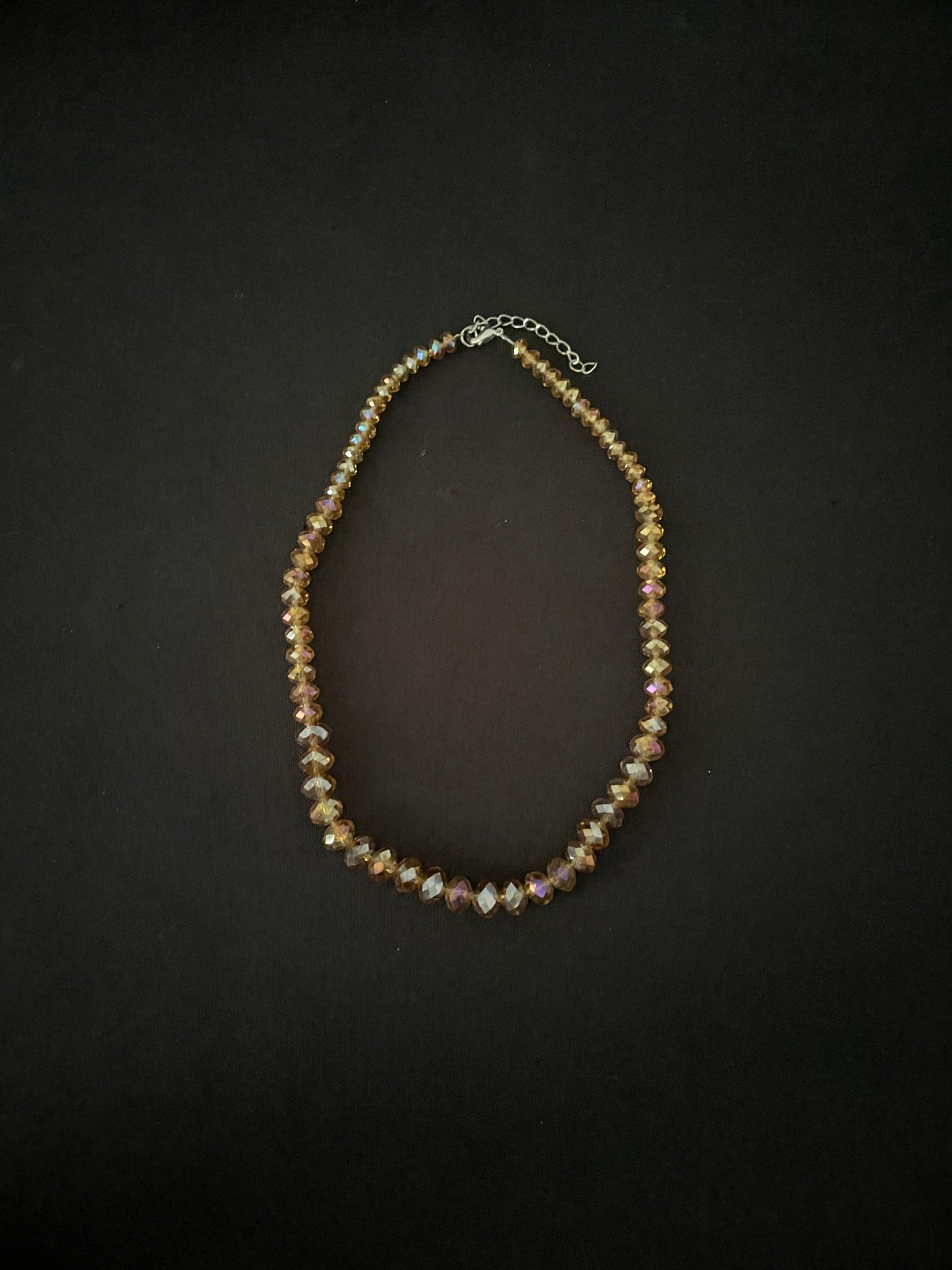 Gold Bead Necklace image 1