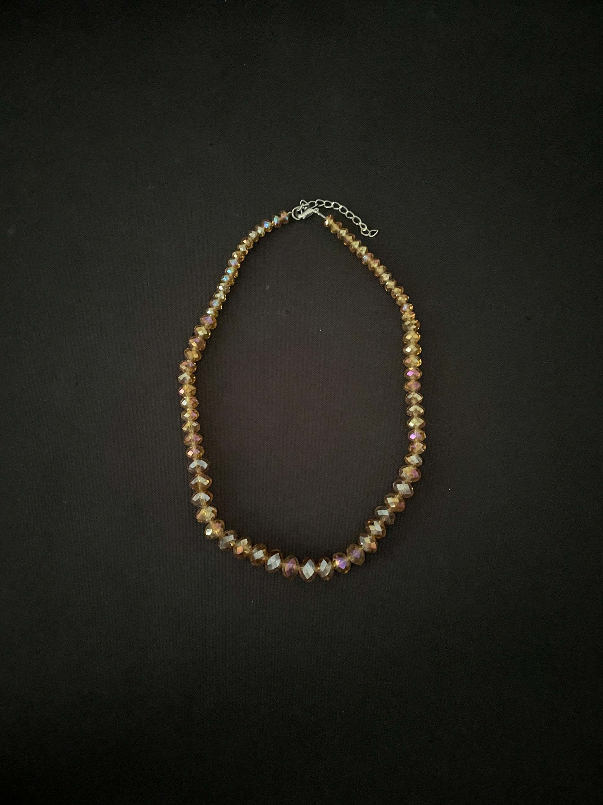 Gold Bead Necklace image 1