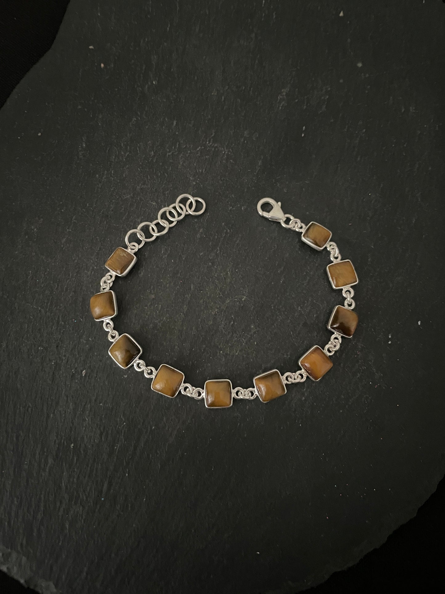 Square Tiger's Eye Bracelet image 2