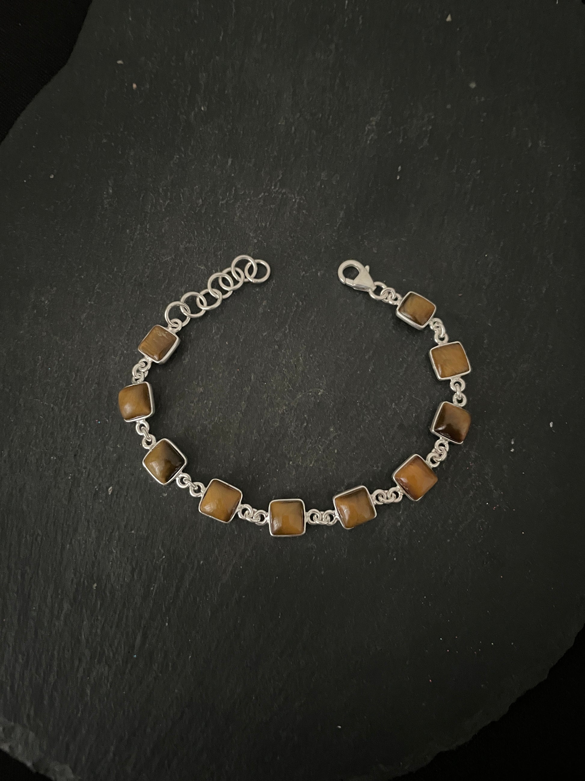 Square Tiger's Eye Bracelet image 2