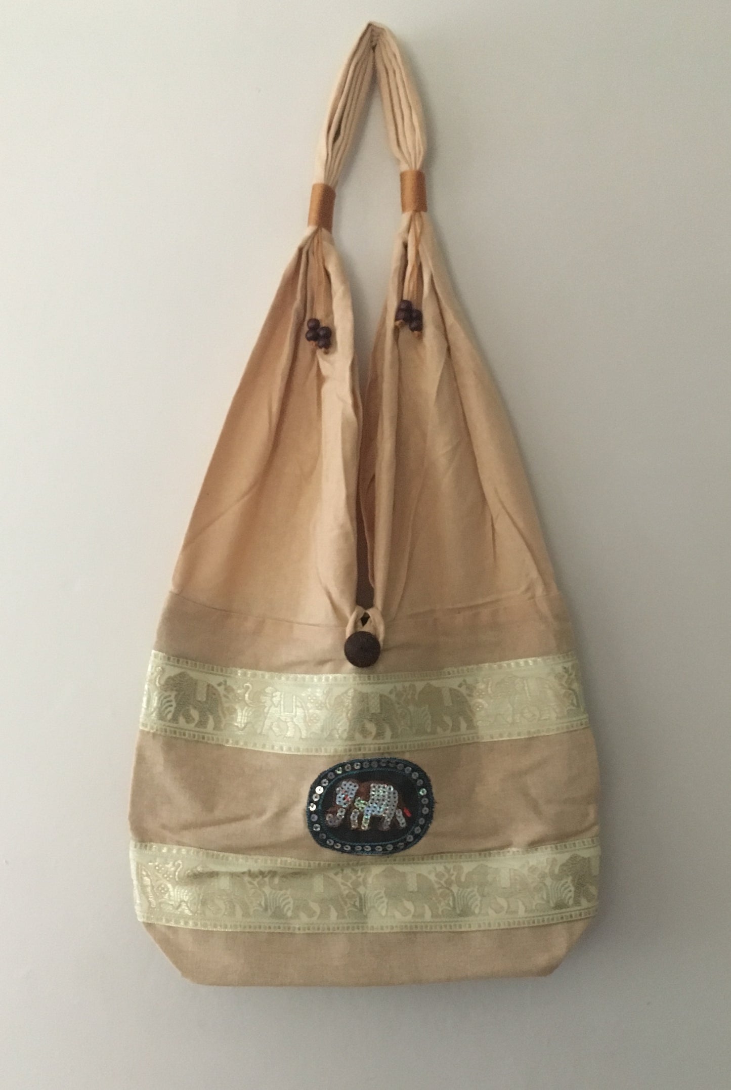Cream Elephant Bag image 0
