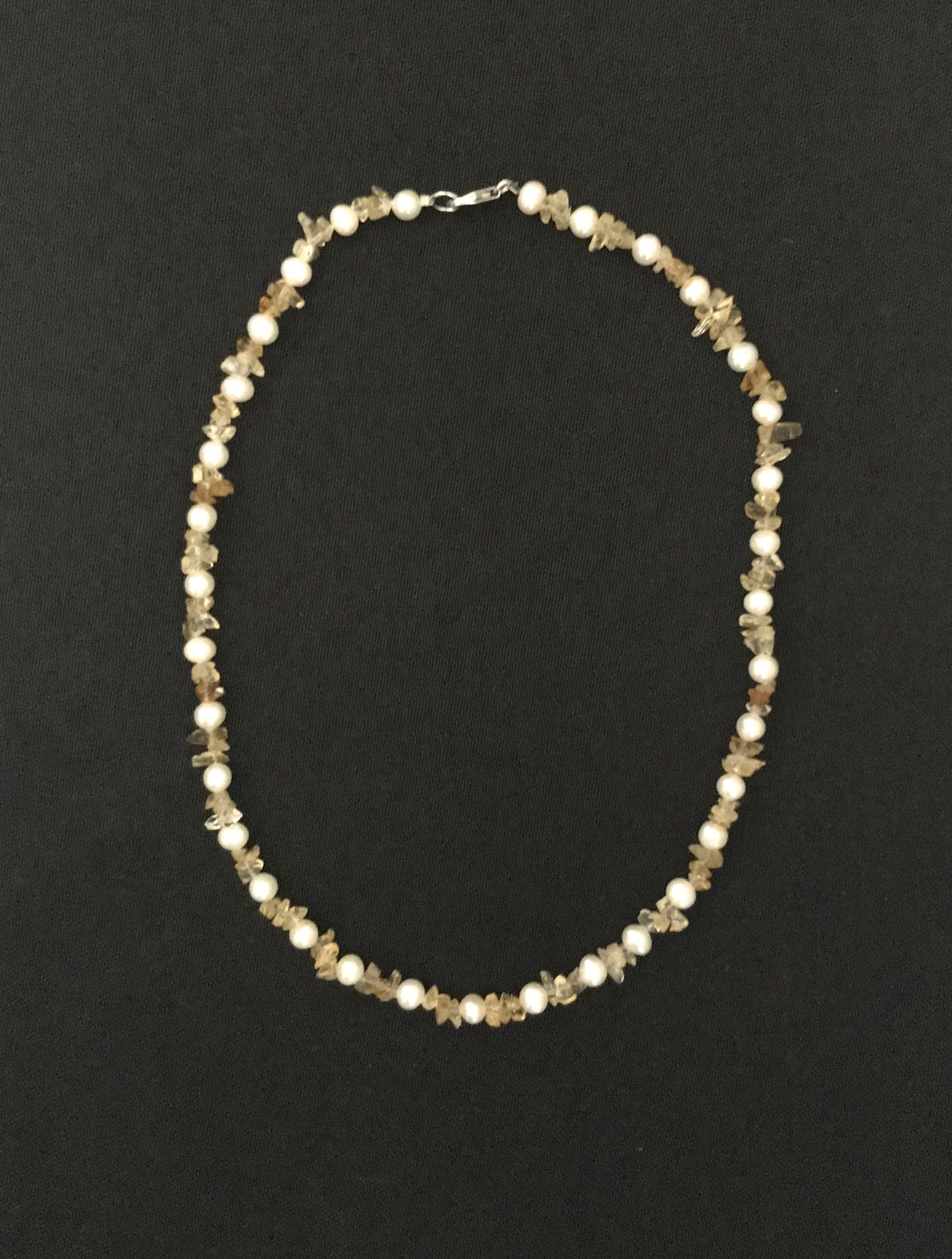 Pearl and Gemstone Necklace image 1
