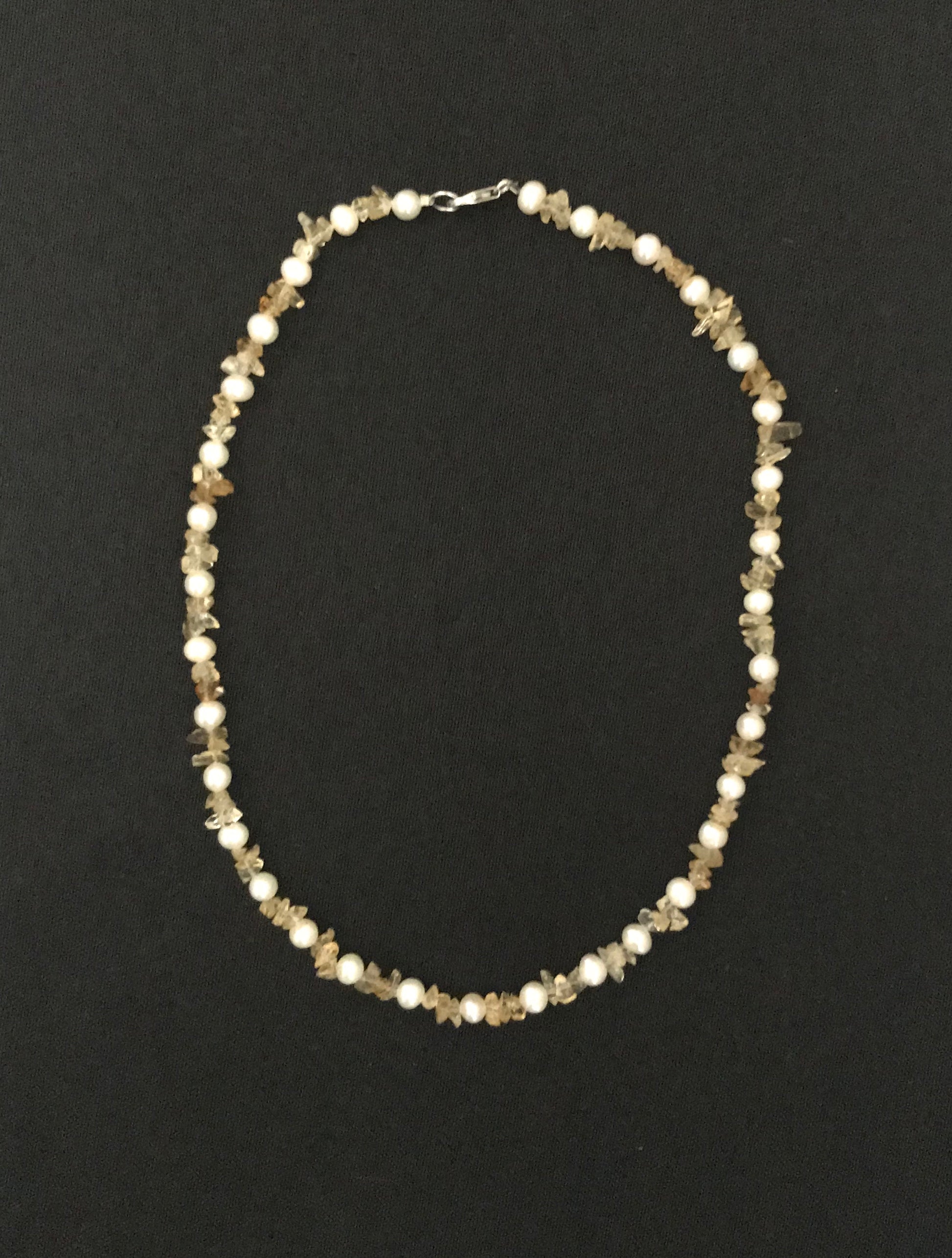Pearl and Gemstone Necklace image 1
