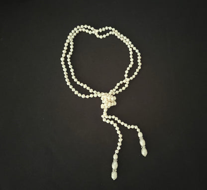 Pearl Bead Lariat Necklace image 0
