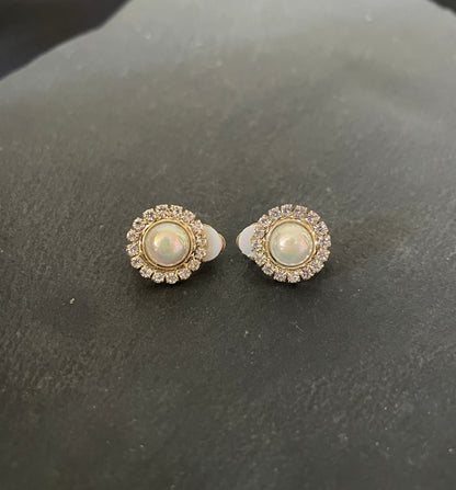 Coloured Bling Clip On Earrings image 0