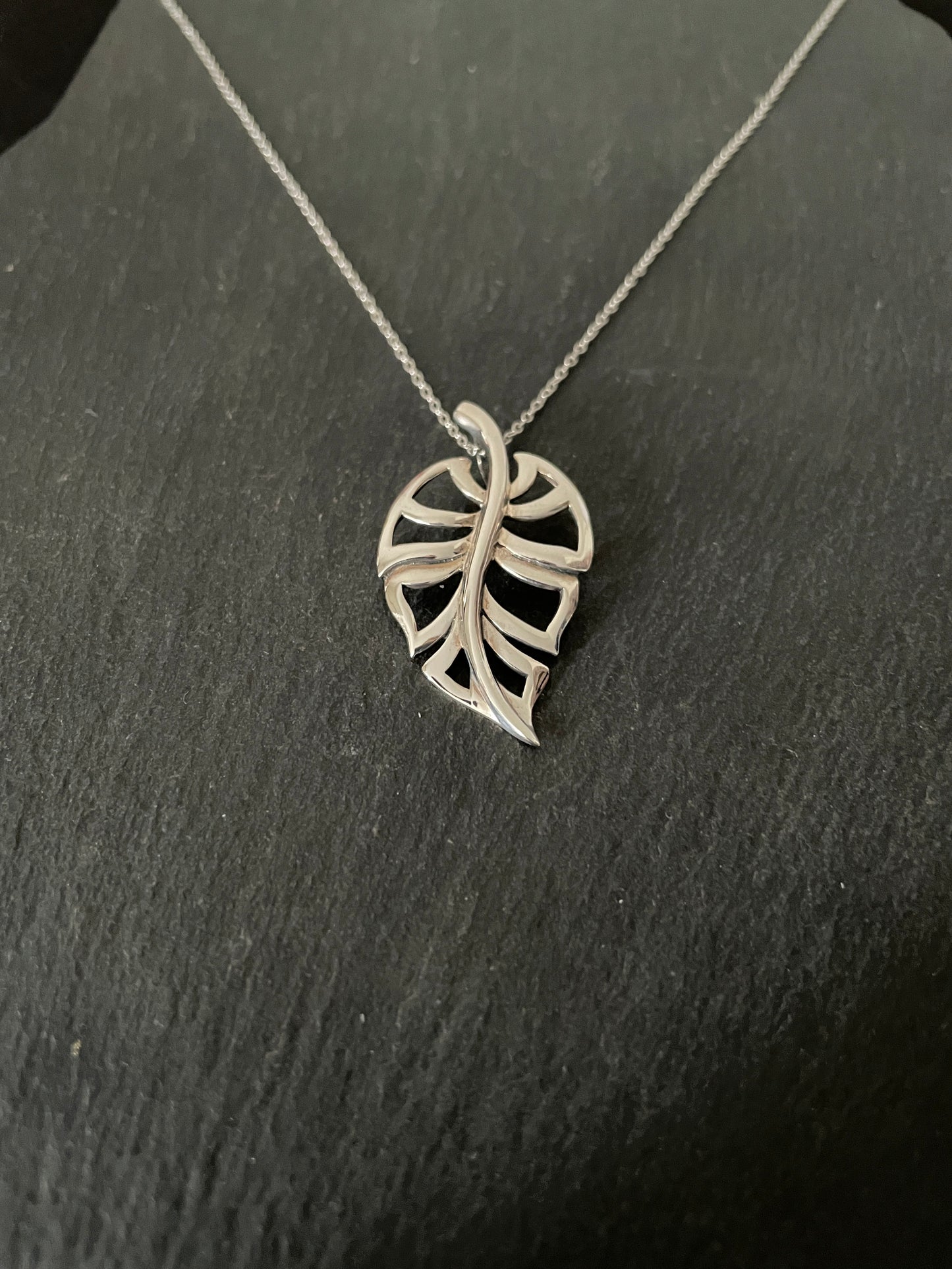Silver Leaf Pendant image 1