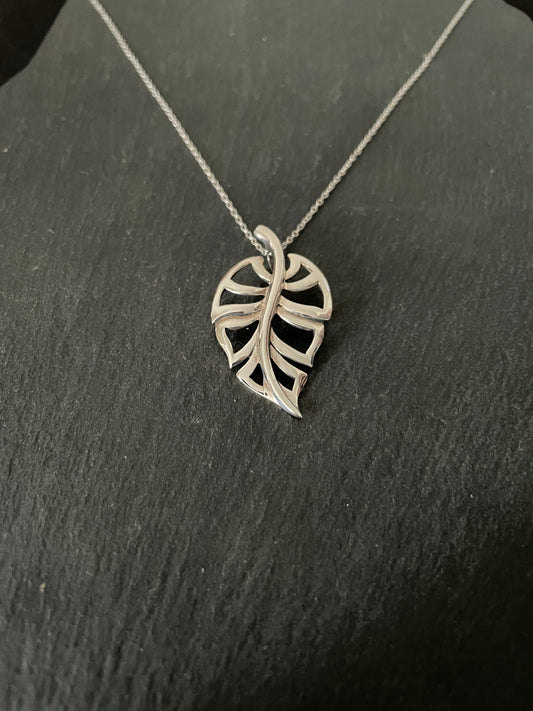Silver Leaf Pendant image 1