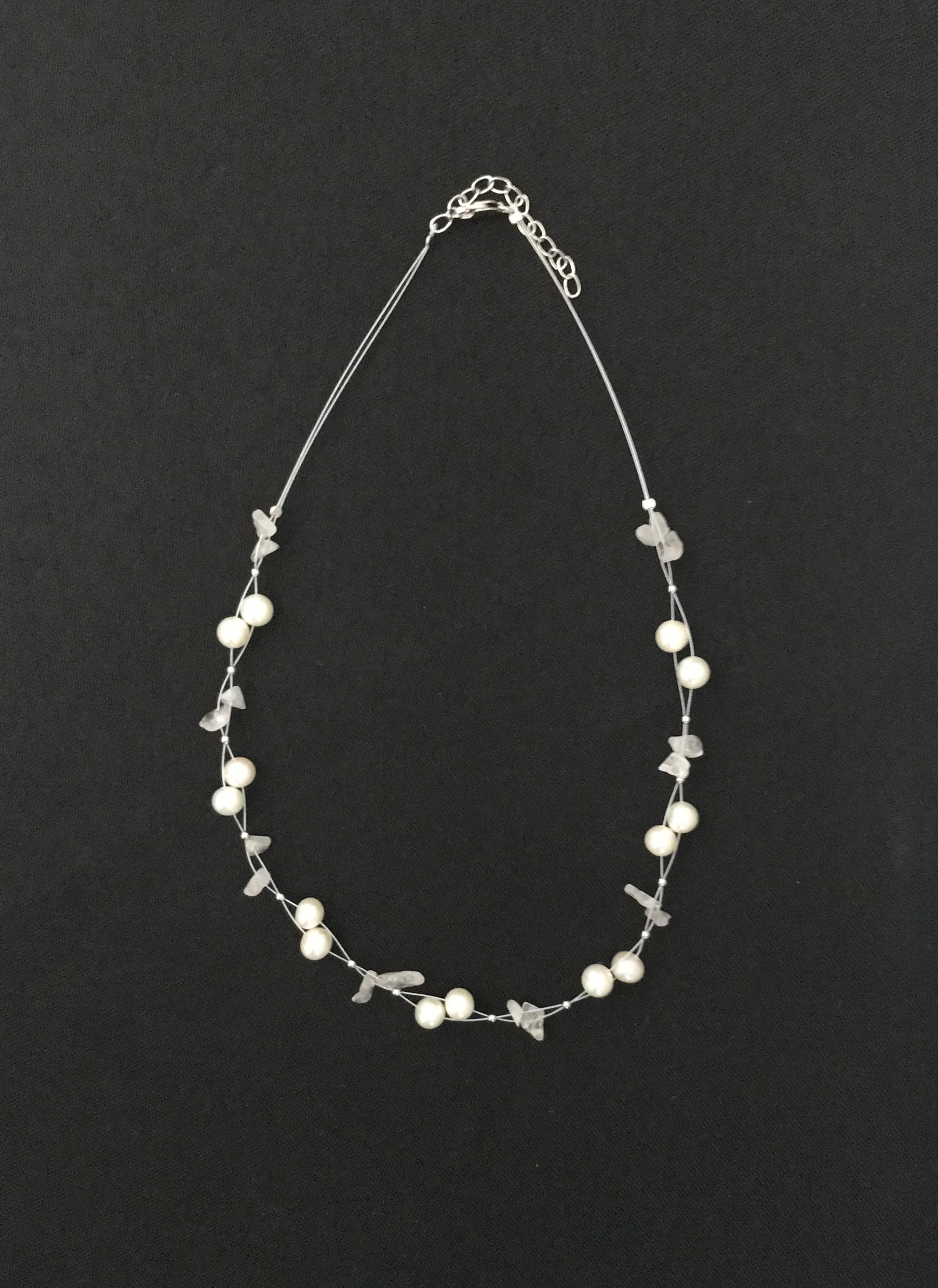 Pearl and Gemstone Necklace image 0