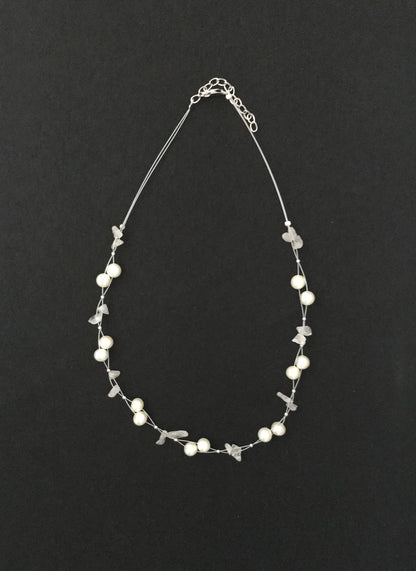 Pearl and Gemstone Necklace image 0