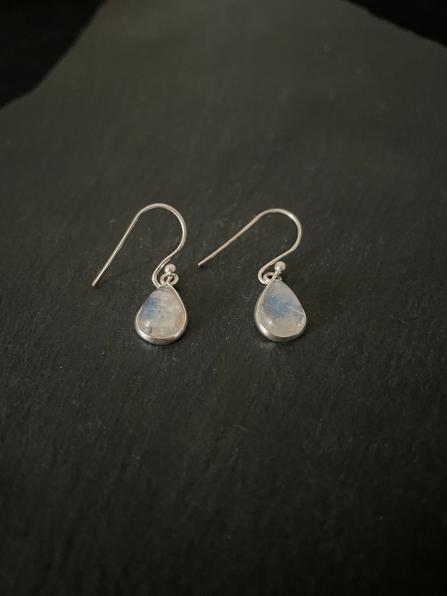 Moonstone Teardrop Earrings image 1