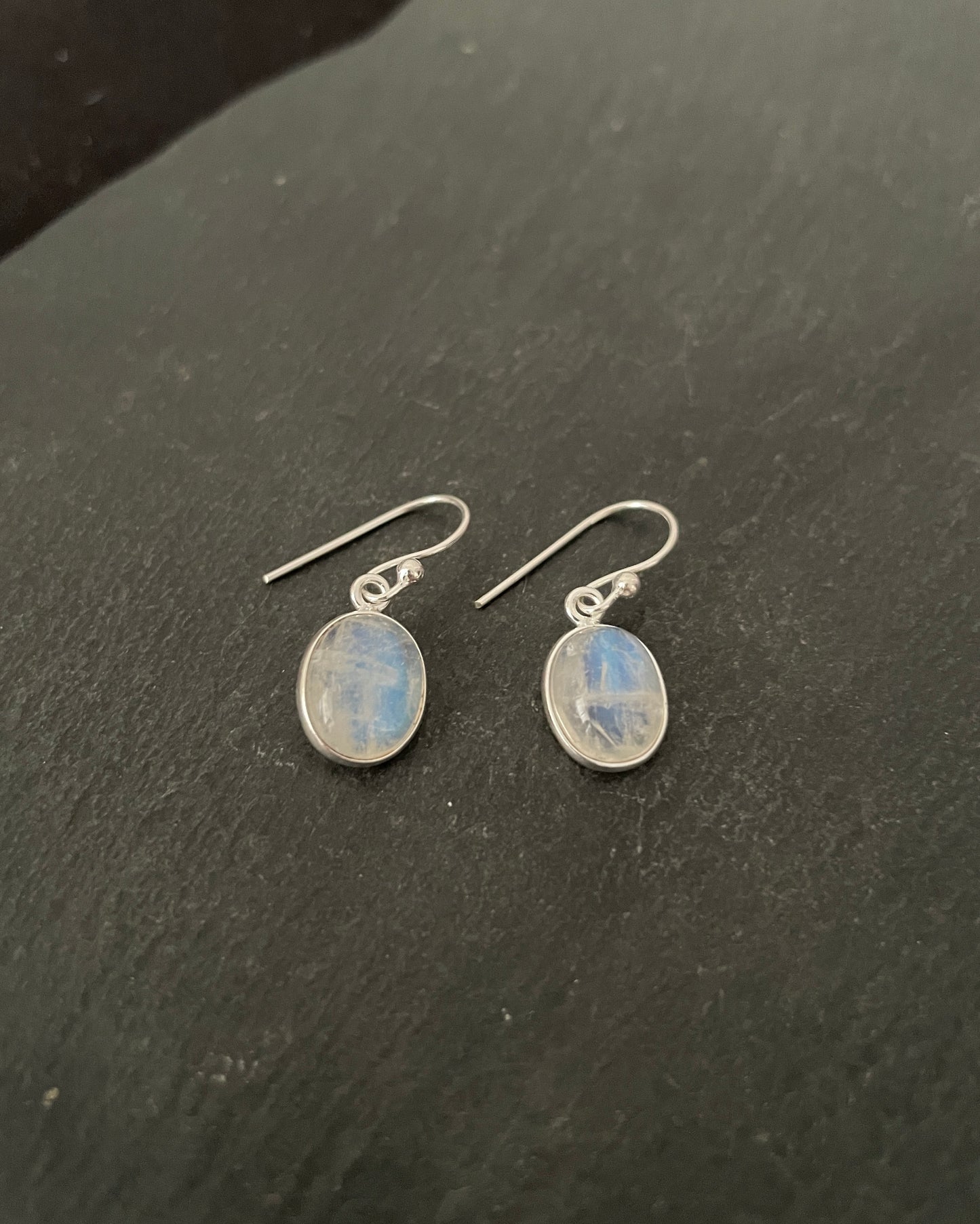 Moonstone Oval Earrings image 1