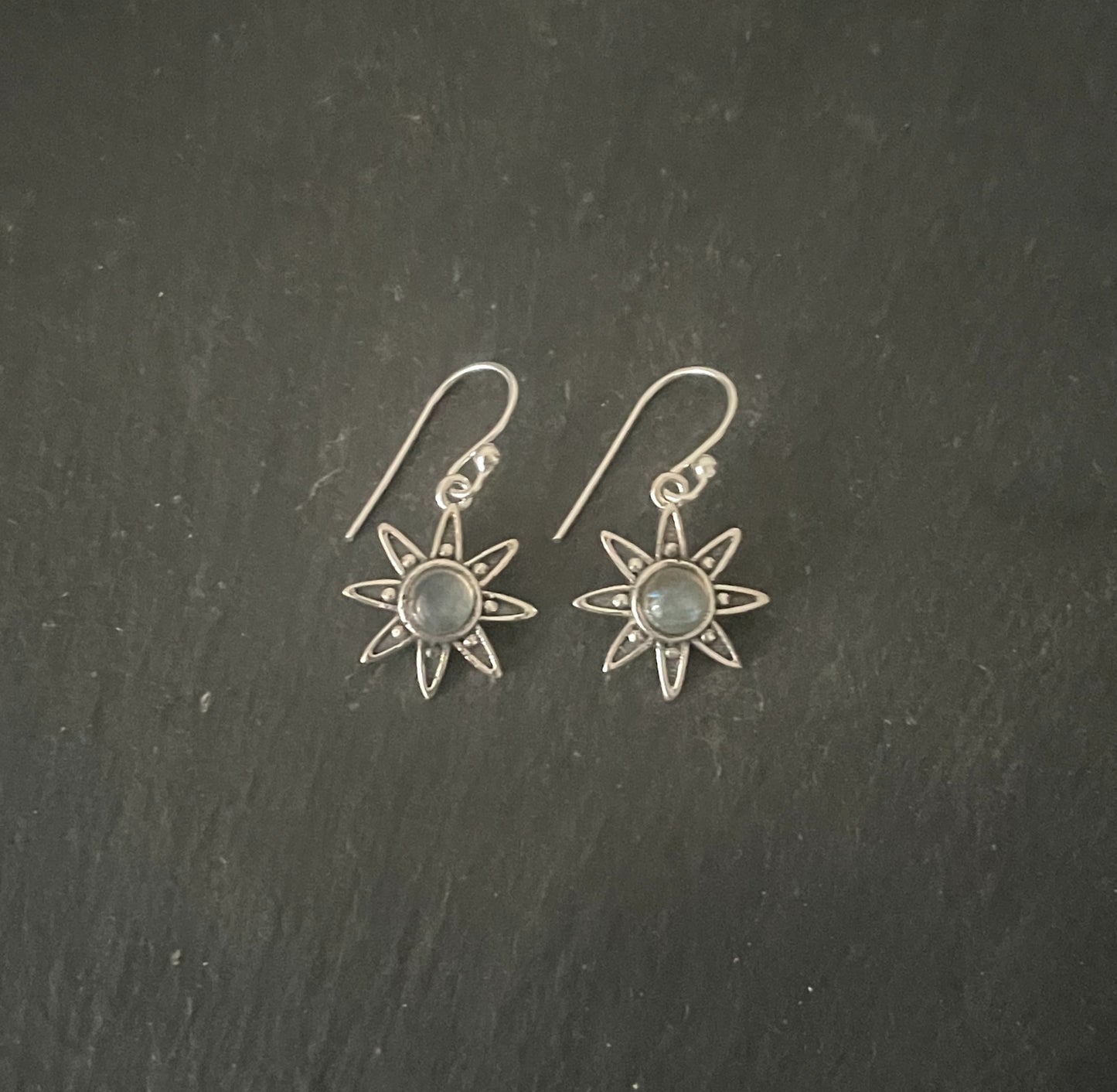 Labradorite and Silver Earrings image 0