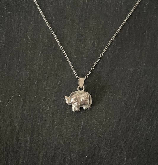 Silver Elephant Pendant image 0