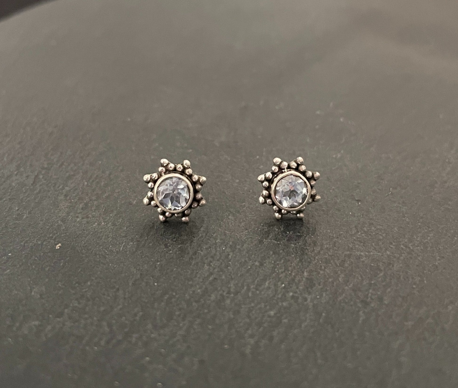 Blue Topaz Studs image 0