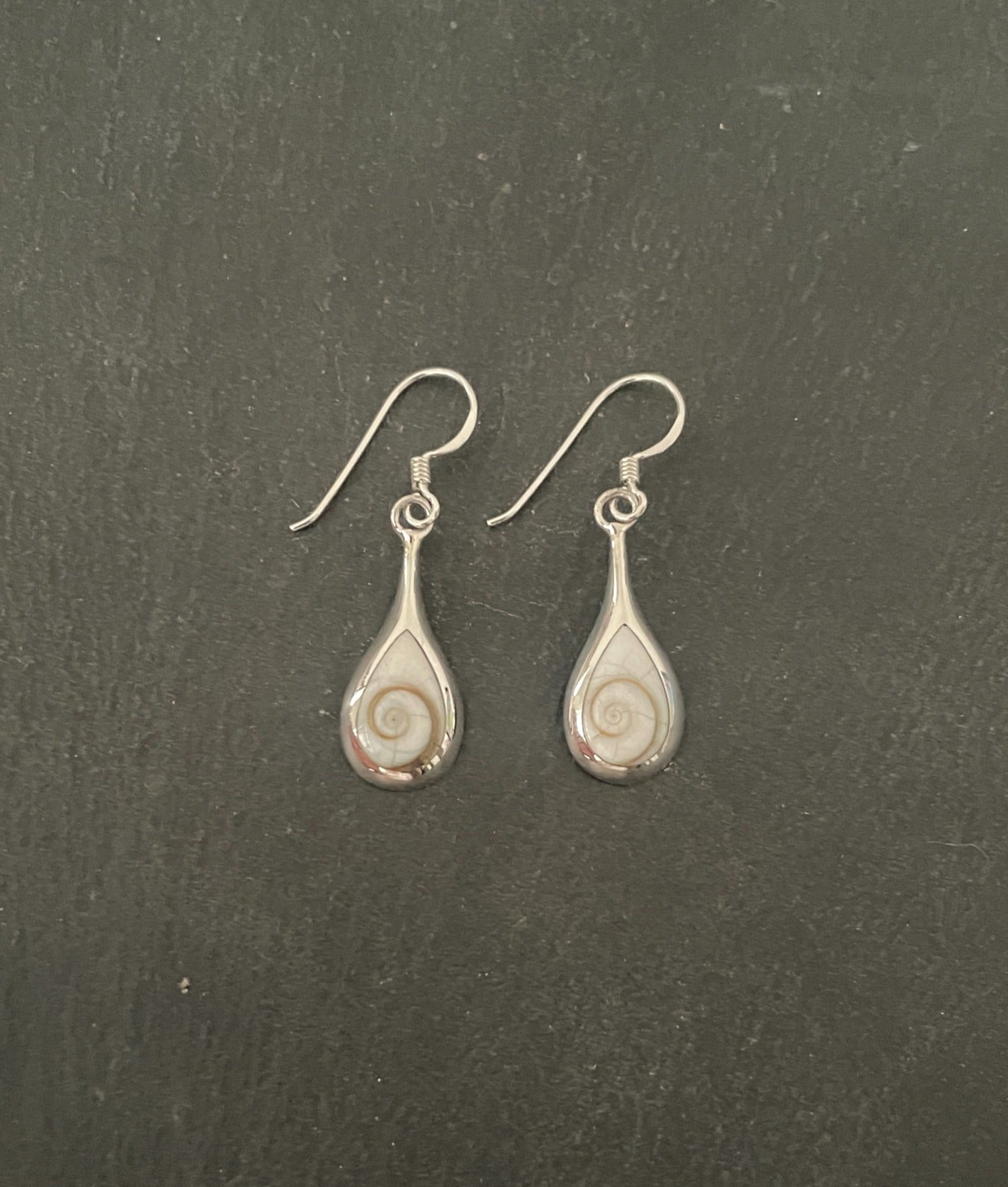 Shiva Shell Teardrop Earrings image 0