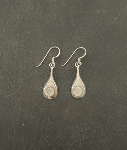 Shiva Shell Teardrop Earrings image 0