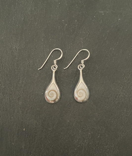 Shiva Shell Teardrop Earrings image 0