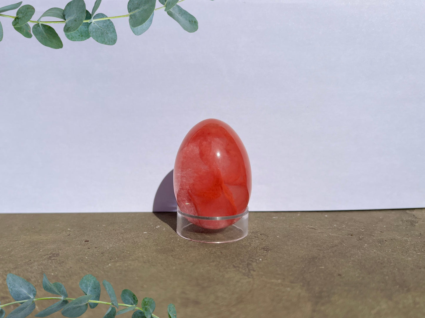 Cherry Quartz Egg image 0