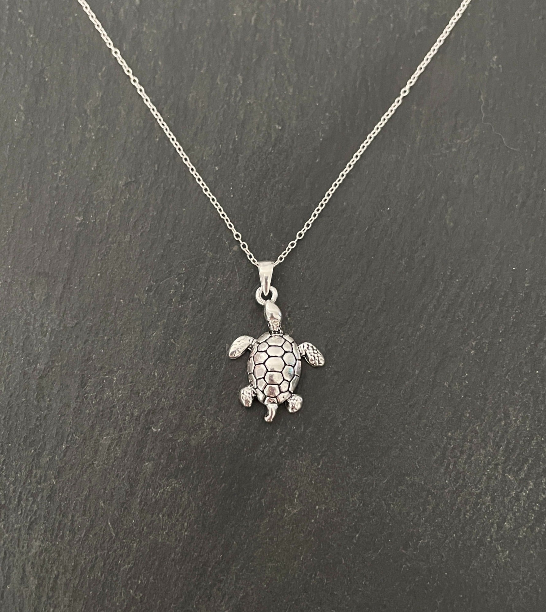 Silver Turtle Pendant image 0