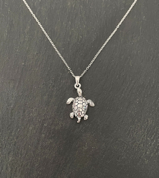 Silver Turtle Pendant image 0