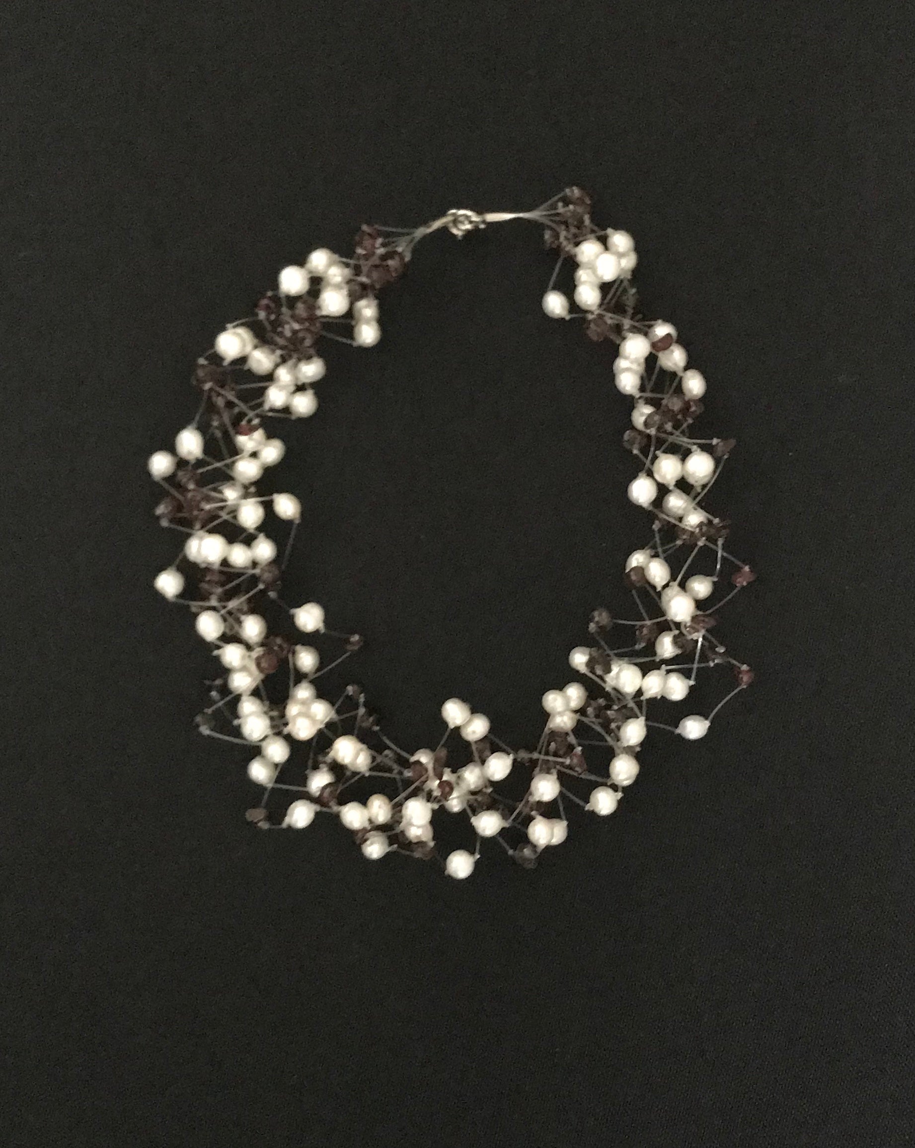 Pearl and Gemstone Necklace image 4