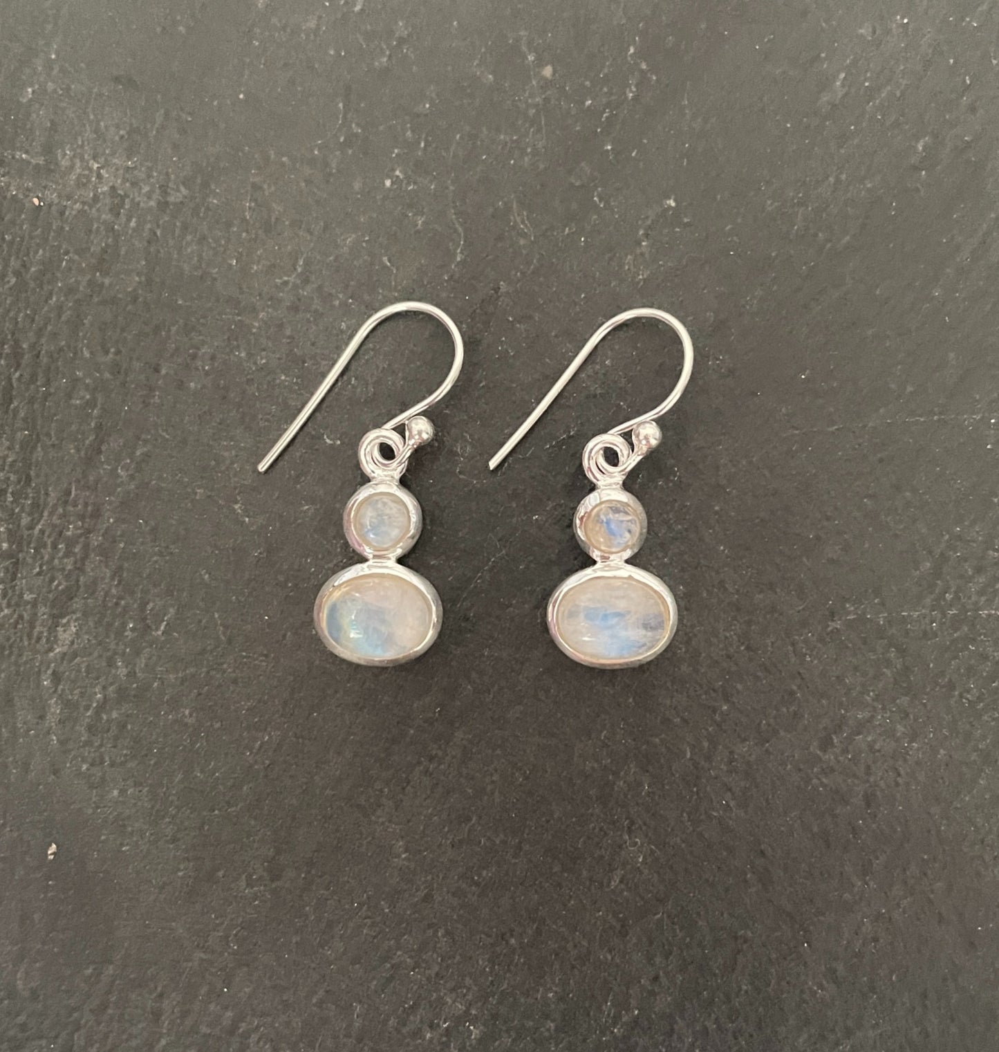 Moonstone and Silver Earrings image 0