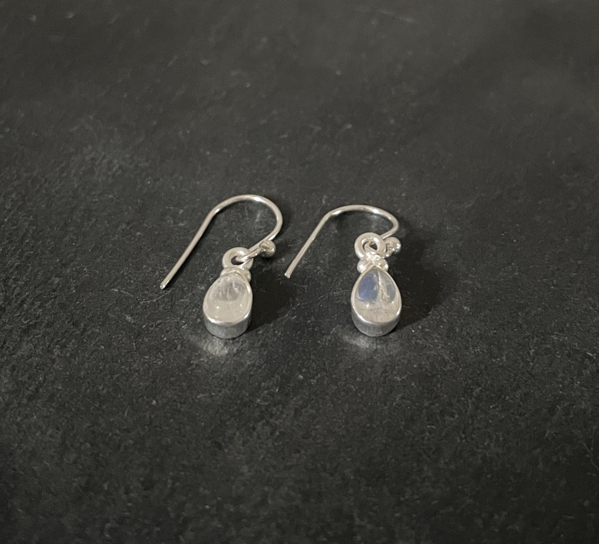 Moonstone Teardrop Earrings image 1