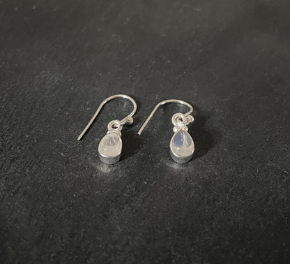 Moonstone Teardrop Earrings image 1