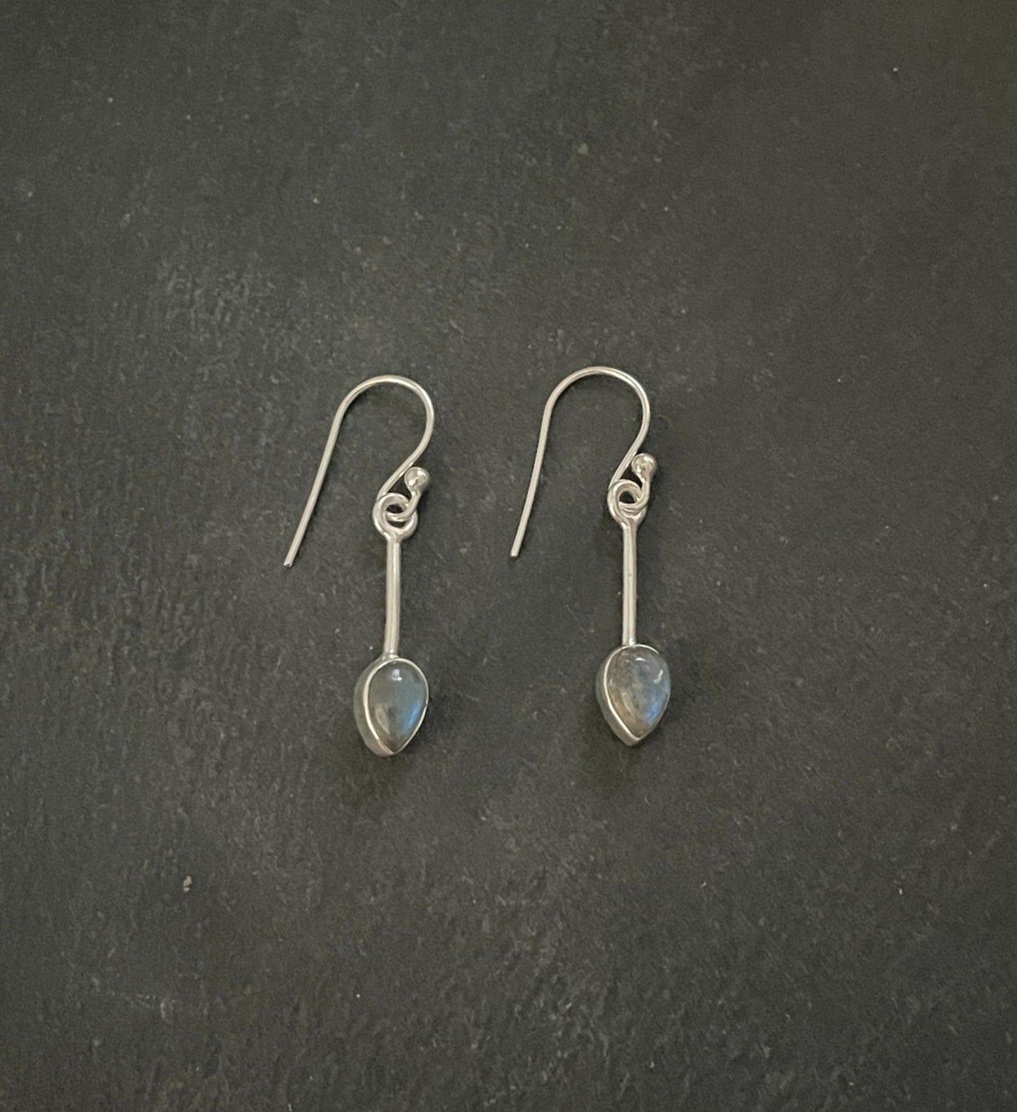 Labradorite and Silver Earrings image 0