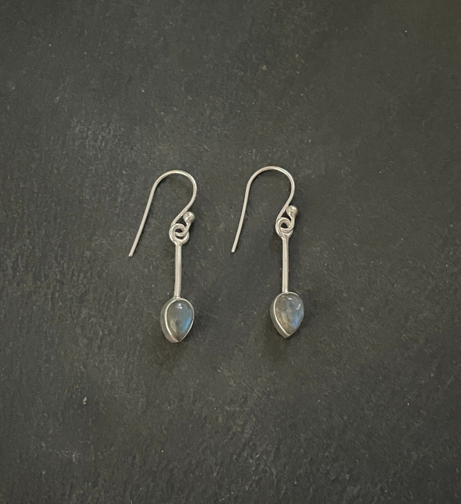 Labradorite and Silver Earrings image 0