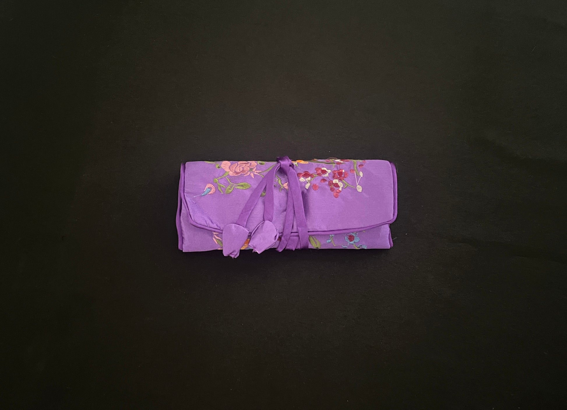 Purple Flower Jewellery Wrap image 1