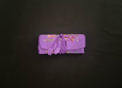 Purple Flower Jewellery Wrap image 1