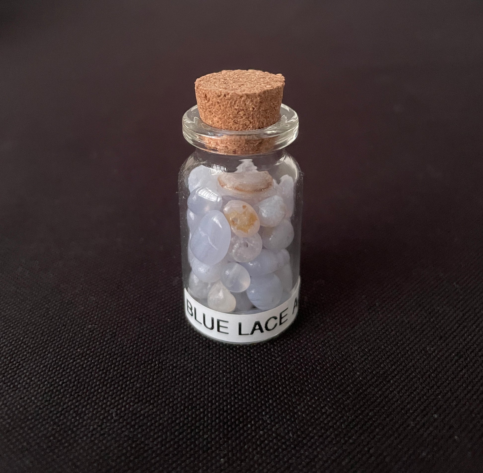 Blue Lace Agate Gemstone Jar image 1