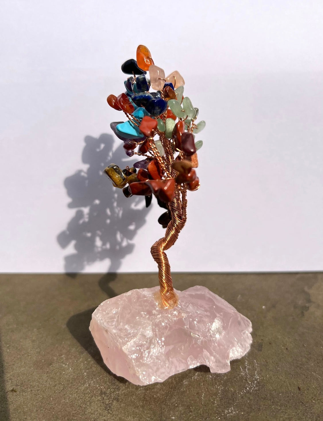 Gemstone Trees on Rose Quartz Base image 8