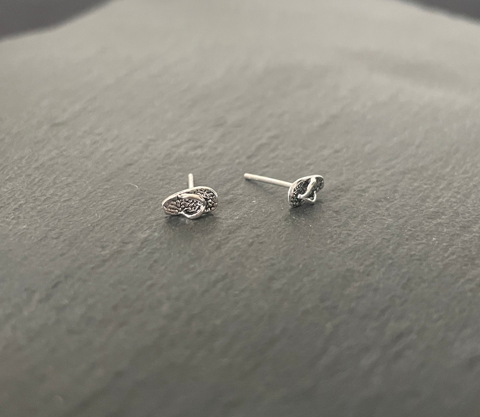 Silver Flip Flop Studs image 1