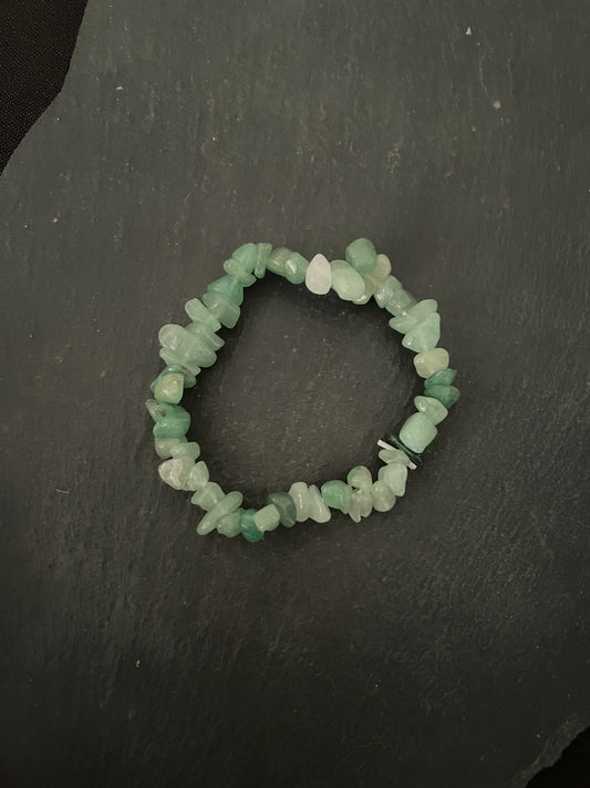 Aventurine Chip Bracelet image 1