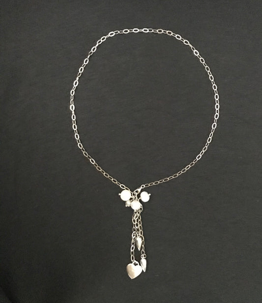 Pearl and Silver Necklace image 0