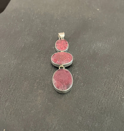 Oval Ruby Pendant image 1