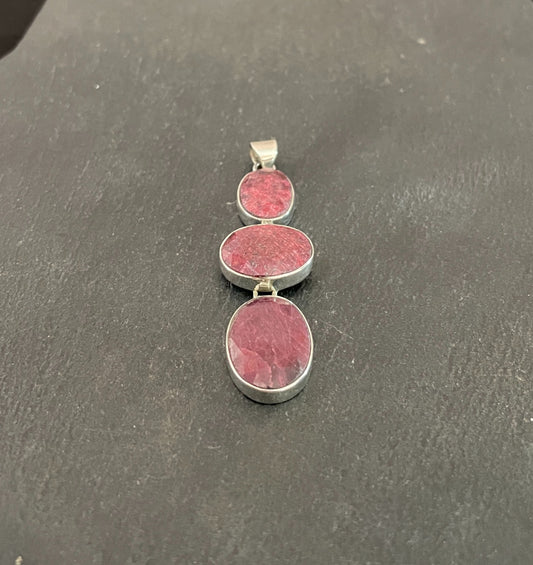 Oval Ruby Pendant image 1