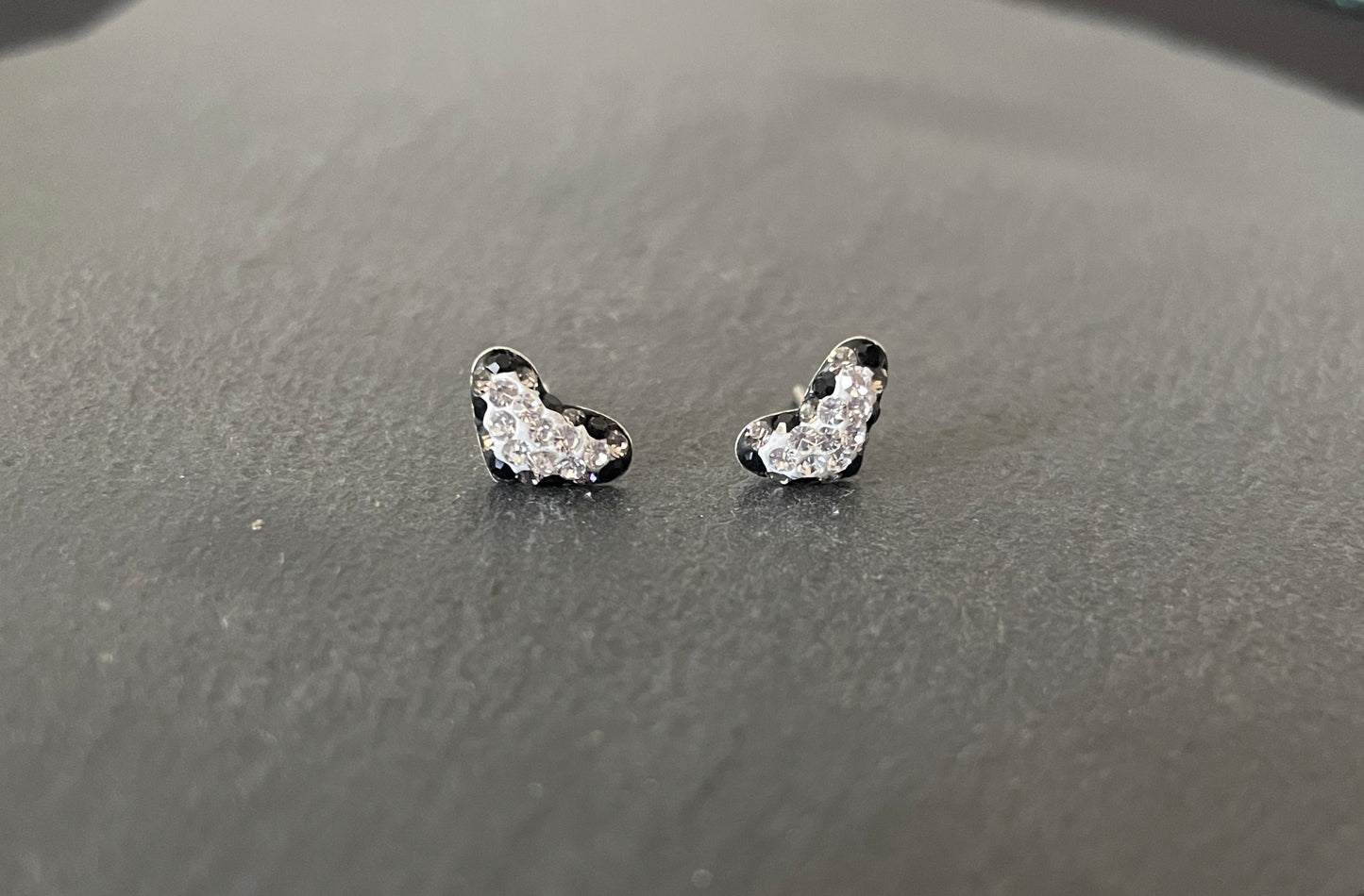 Cubic Zirconia Heart Stud Earrings image 6