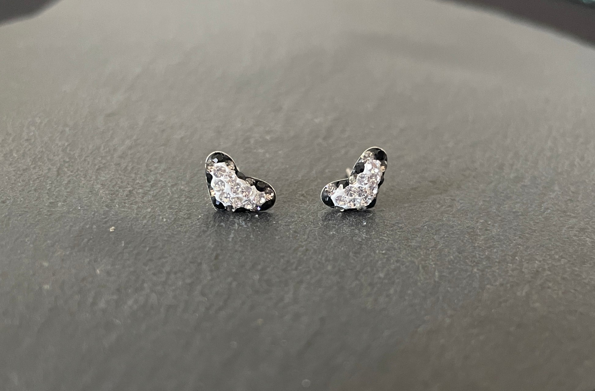 Cubic Zirconia Heart Stud Earrings image 6